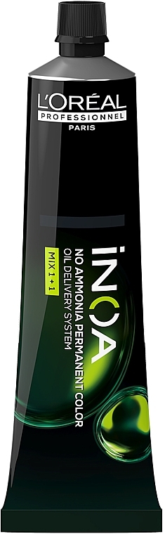 Ammoniakfreie Haarfarbe - L'Oreal Professionnel Inoa No Ammonia Permanent Color Mix 1+1 (Erhältlich ohne Oxidationsmittel) — Bild N1