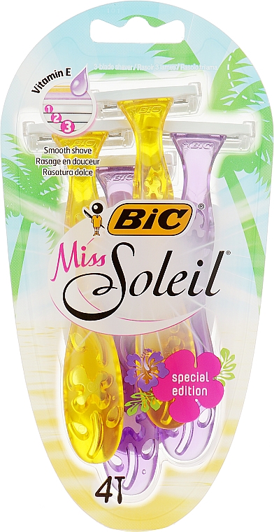 Damenrasierer 4 St. - Bic Miss Soleil Tropical — Bild N1
