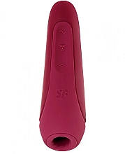 Wasserdichter Druckwellen- und Vibrations-Klitoris-Stimulator rot - Satisfyer Curvy 1+ — Bild N1