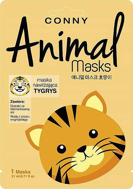 Gesichtsmaske Tiger - Conny Animal Essence Mask — Bild N1