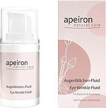 Düfte, Parfümerie und Kosmetik Fluid für die Haut um die Augen - Apeiron Eye Wrinkle Fluid