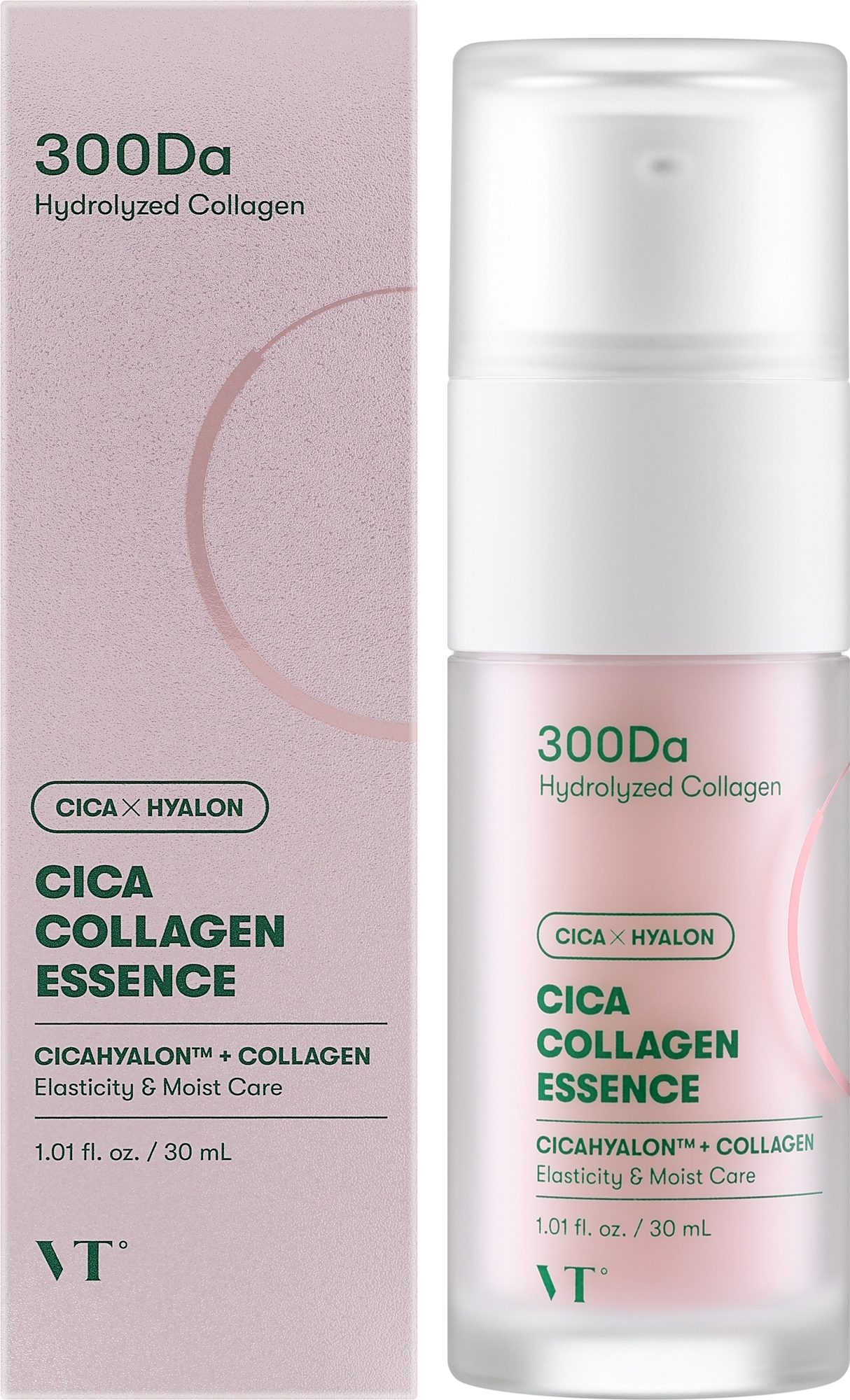 Stärkende Essenz mit Kollagen - VT Cosmetics Cica Collagen Essence — Bild 30 ml