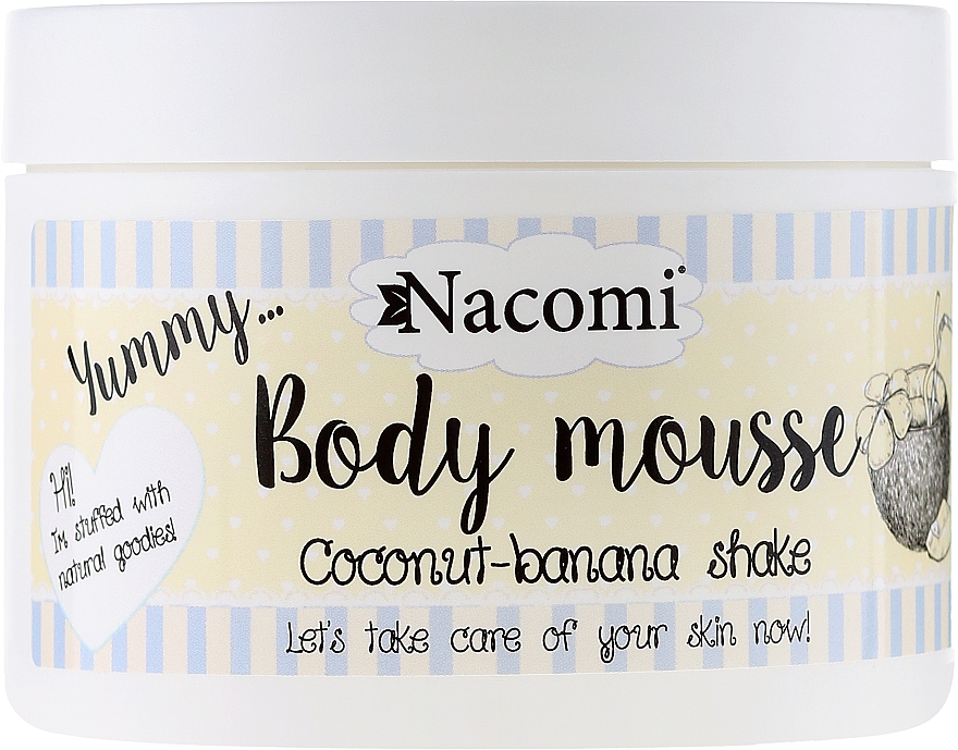 Körpermousse "Kokos-Bananen-Shake" - Nacomi Body Mousse Coconut-Banana Shake — Foto N1