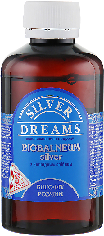 Bischofitlösung mit kolloidalem Silber - Doctor Pirogov's laboratory BIOBALNEUM SILVER — Bild N1