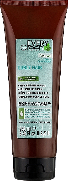 Creme für lockiges Haar  - EveryGreen Curly Defining Cream  — Bild N1