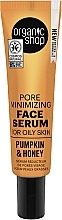 Düfte, Parfümerie und Kosmetik Serum für fettige Haut Kürbis und Honig - Organic Shop Pumpkin & Honey Pore Minimizing Serum