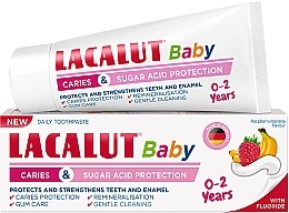 Zahnpasta für Kinder Anti-Karies und Zuckersäureschutz 0-2 Jahre - Lacalut Baby  — Bild N2