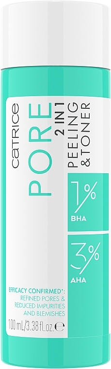 Peeling-Tonikum für die Haut - Catrice Pore 2in1 Peeling & Toner — Bild N1