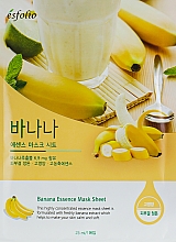 Düfte, Parfümerie und Kosmetik Tuchmaske für das Gesicht mit Bananenextrakt - Esfolio Essence Mask Sheet