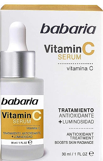 Antioxidatives Gesichtsserum für strahlende Haut mit Vitamin C - Babaria Vitamin C Serum — Bild N1