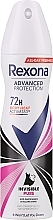 Deospray Antitranspirant - Rexona Antiperspirant Invisible Pure 72H — Bild N1