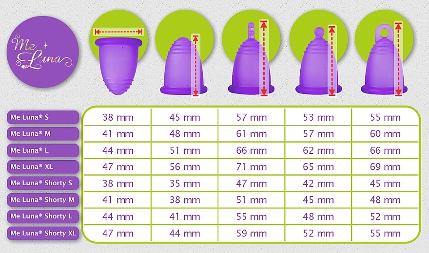 Menstruationstasse Größe L rot - MeLuna Classic Shorty Menstrual Cup Ring — Bild N3