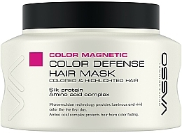 Düfte, Parfümerie und Kosmetik Farbschützende Maske für gefärbtes und gesträhntes Haar mit Seidenproteinen und Aminosäuren - Vasso Professional Color Defence Hair Mask