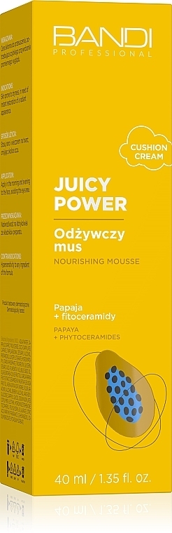 Pflegendes Gesichtsmousse  - Bandi Professional Juicy Power Nourishing Mousse Papaya + Phytoceramides  — Bild N2