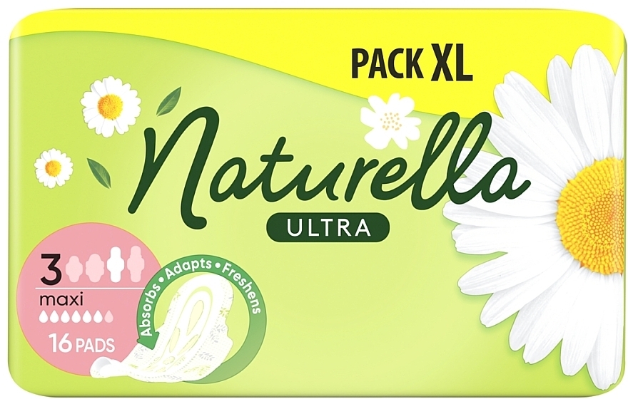 Damenbinden mit Flügeln 16 St. - Naturella Ultra Maxi — Bild N2