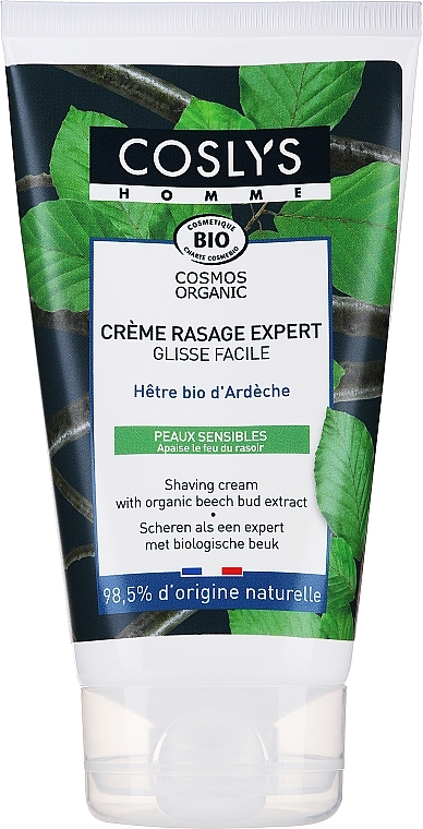Rasiercreme mit Buchenknospen-Extrakt - Coslys Men Care Shaving Cream With Organic Beech Bud Extract — Bild N1