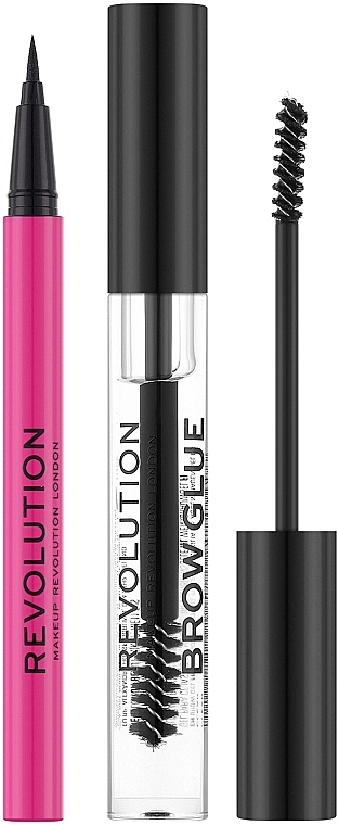 Set, 2 Produkte - Makeup Revolution Eye & Brow Icons Gift Set — Bild N2