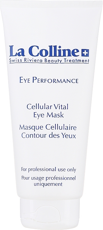 Straffende und feuchtigkeitsspendende Anti-Falten Augenkonturmaske - La Colline Cellular Vital Eye Mask — Bild N1