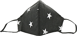 Düfte, Parfümerie und Kosmetik Schutzmaske schwarz mit großen Sternen Größe M - Gioia