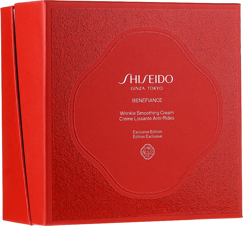 Gesichtspflegeset - Shiseido Benefiance Wrinkle Smoothing Cream Holiday Kit (Gesichtscreme 50ml + Gesichtsschaum 15ml + Weichmachende Gesichtscreme 30ml + Gesichtskonzentrat 10ml + Augencreme 2ml) — Bild N2
