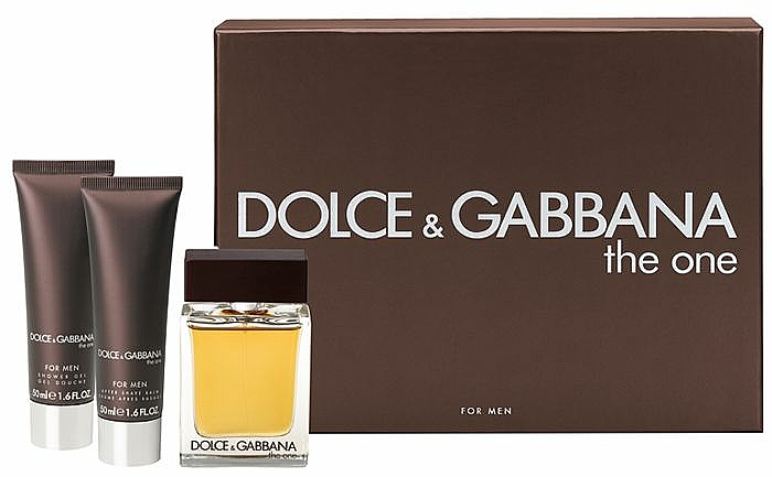 Dolce & Gabbana The One for Men - Duftset (Eau de Parfum 100 + After Shave Balsam 75 + Duschgel 50) — Bild N1