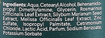 Haarspülung mit Rosmarin und Zitrone - Vis Plantis Herbal Vital Care Conditioner Rosemary Milk Thistle+Lemon Balm — Bild N7