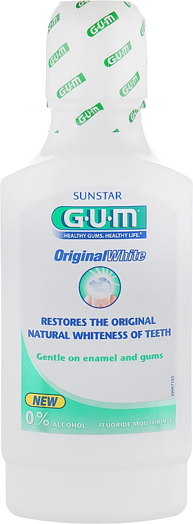 Mundspülung Natürlich weiße Zähne - G.U.M Original White — Bild N1
