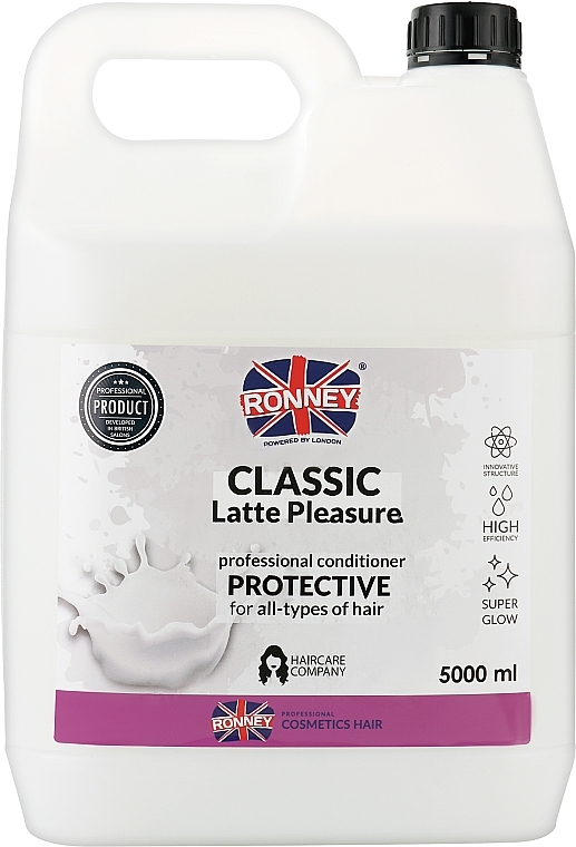 Schützender Conditioner für alle Haartypen - Ronney Professional Classic Latte Pleasure Protective Conditioner — Bild N3