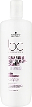 Tiefenreinigendes Shampoo - Schwarzkopf Professional Bonacure Clean Balance Deep Cleansing Shampoo — Bild N2