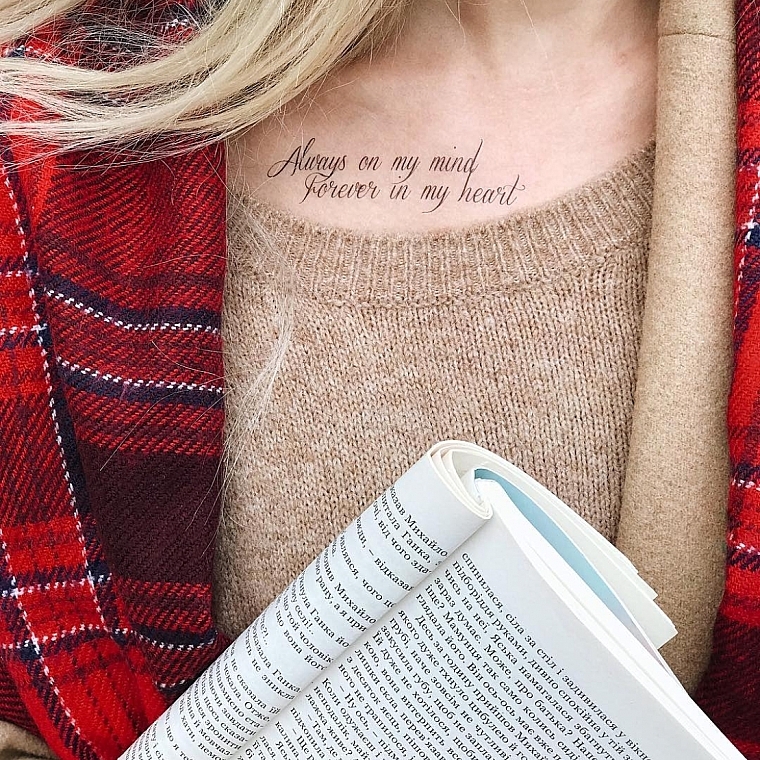 Temporäres Tattoo Always on my mind - Arley Sign — Bild N7