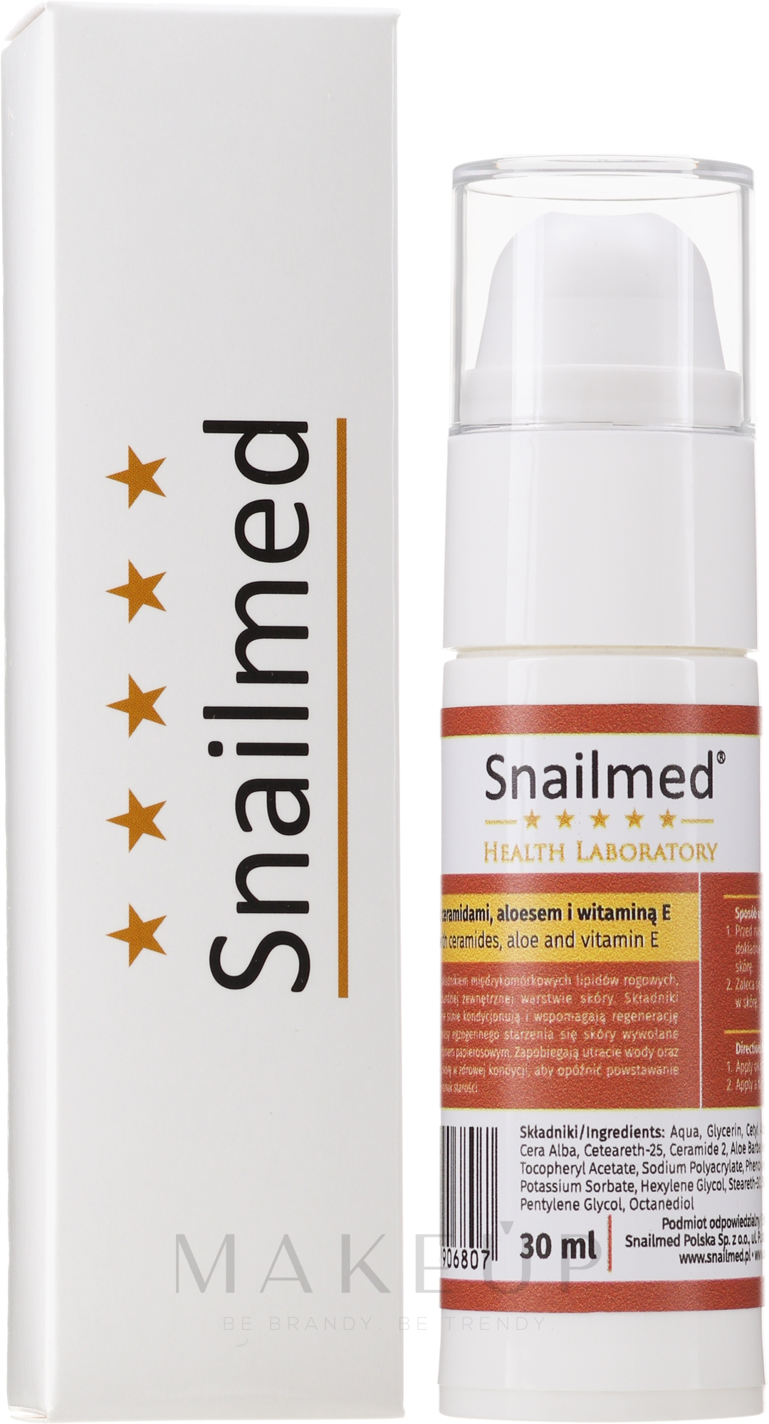 Aftershave-Creme für Gesicht und Kopfhaut - Snailmed Health Laboratory — Bild 30 ml