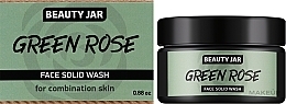 Feste Gesichtsseife Grüne Rose  - Beauty Jar Face Solid Wash  — Bild N2