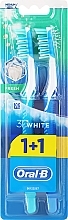 Zahnbürsten-Set 40 mittelhart türkis und blau - Oral-B Advantage 3D Fresh  — Bild N1