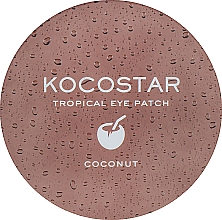 Hydrogel Augenpatches für alle Hauttypen mit Kokosnuss - Kocostar Tropical Eye Patch Coconut — Bild N5
