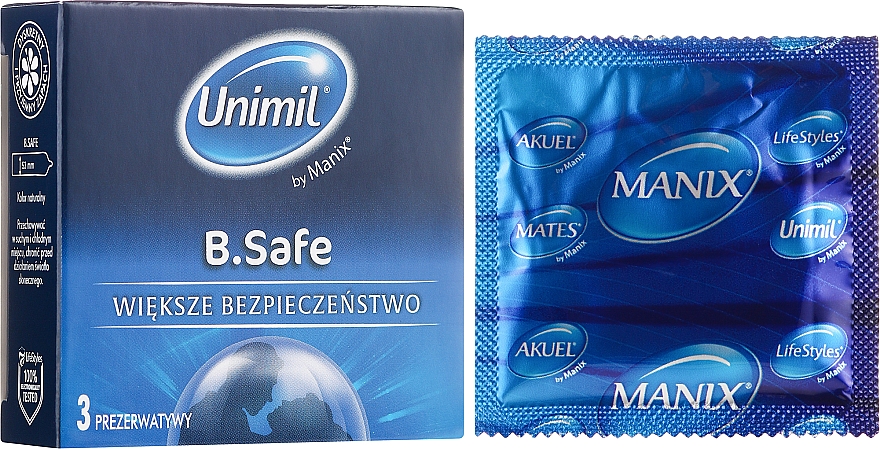 Kondome B. Safe 3 St. - Unimil B. Safe — Bild N1