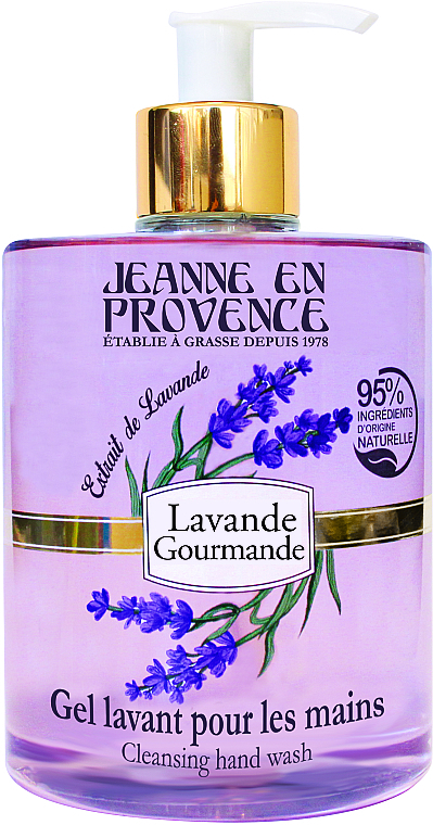 Handwaschgel mit Lavendelextrakt - Jeanne en Provence Lavande Lavant Mains — Bild N1