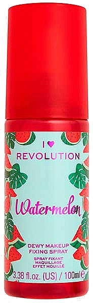 Make-up-Fixierspray - I Heart Revolution Fixing Spray Watermelon — Bild N1