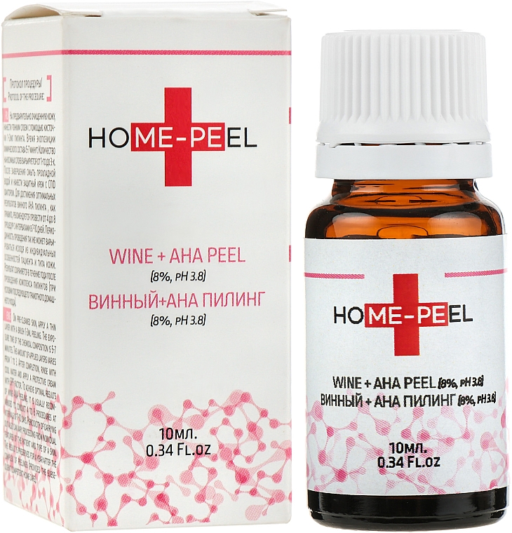 Wein- + AHA-Peeling 8% pH 3,8 - Home-Peel — Bild N1