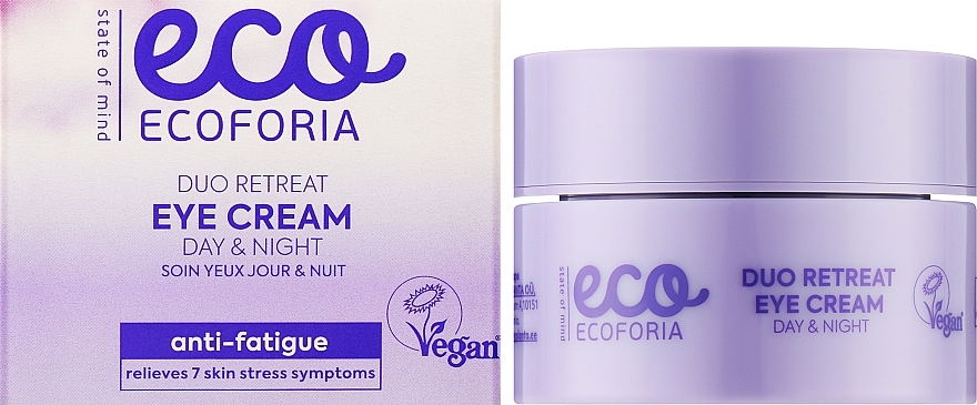 Augencreme - Ecoforia Lavender Clouds Duo Retreat Eye Cream — Bild N2