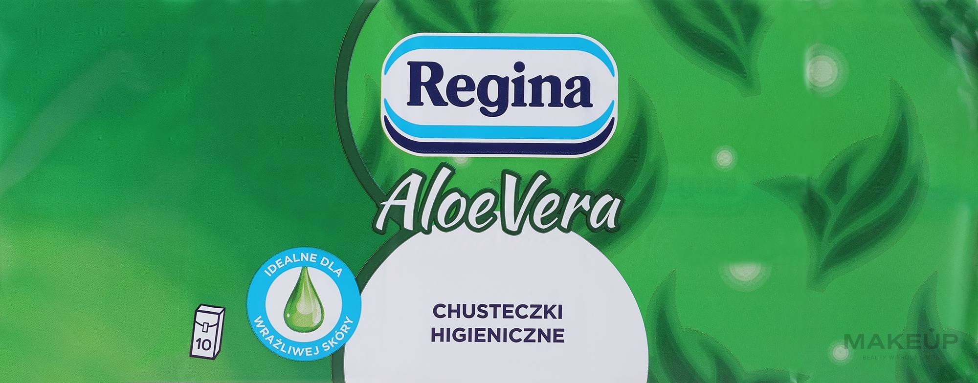 Hygienetücher Aloe Vera - Regina Delicatis Aloe Vera Tissue — Bild 10 x 9 St.