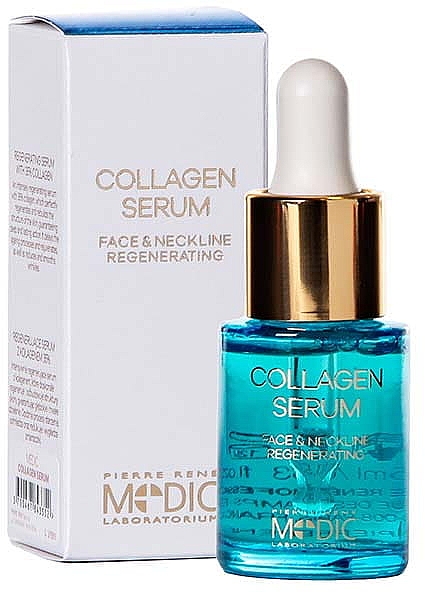 Regenerierendes Serum für Gesicht, Hals und Dekolleté mit 35% Kollagen - Pierre Rene Medic Laboratorium Regenerating Collagen Serum — Bild N3