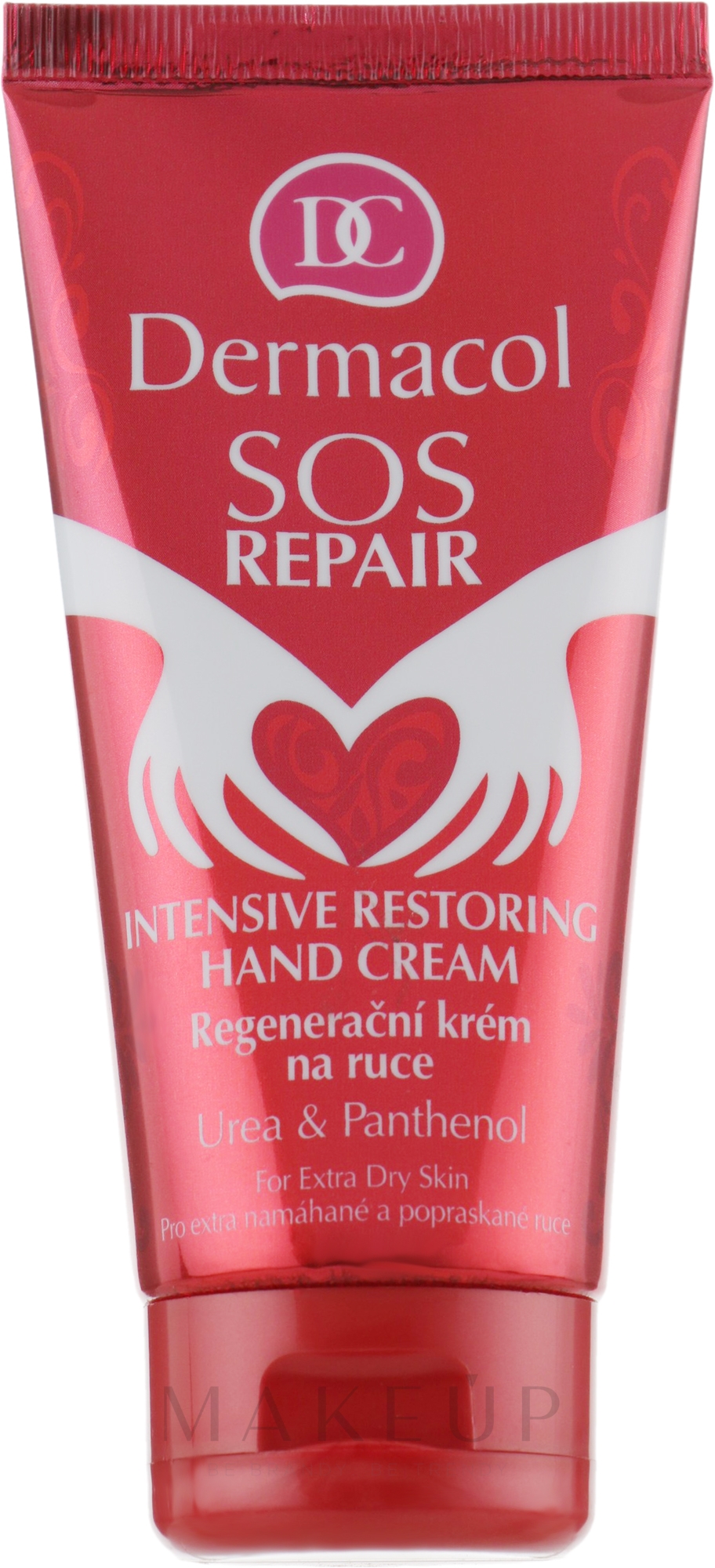 Regenerierende Handcreme mit Panthenol und Harnstoff - Dermacol SOS Repair Hand Cream — Bild 75 ml