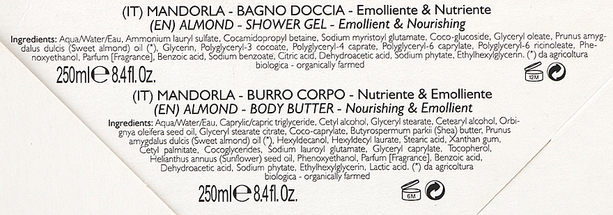 Körperpflegeset - Phytorelax Laboratories Almond Body Ritual (Duschgel 250ml + Körperlotion 250ml) — Bild N3