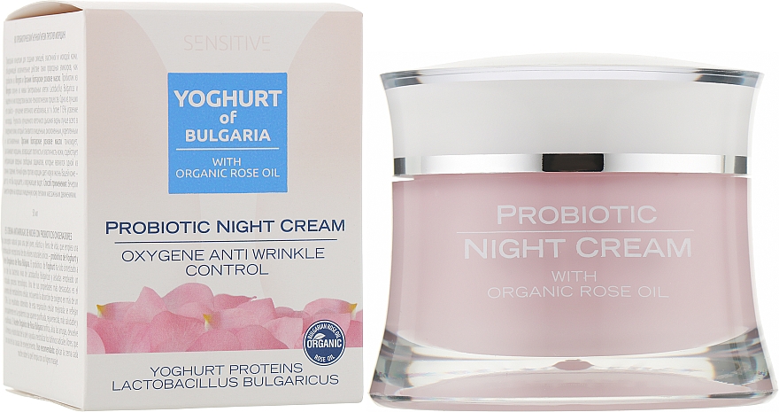 Anti-Falten Gesichtscreme mit Probiotikum für die Nacht - BioFresh Yoghurt Of Bulgaria With Organic Rose Oil — Bild N2