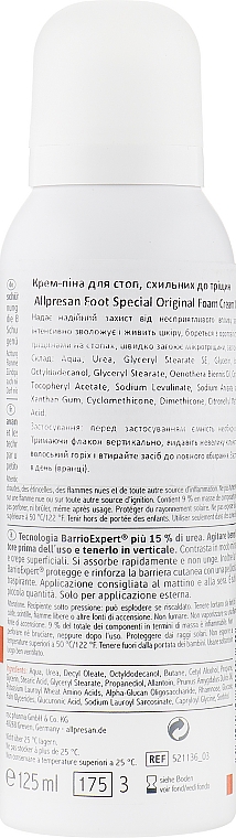 Schaumcreme für sehr trockene und raue Füße №4 - Allpresan 4 Schaum-Creme — Bild N2