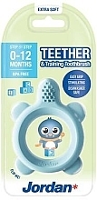 Zahnbürste und Beißring 0-12 Monate - Jordan Teether & Training Toothbrush  — Bild N1