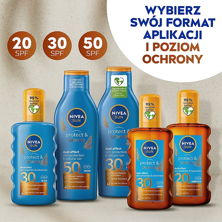 Sonnenschutzöl - NIVEA Sun Care Protect & Bronze Oil SPF 20 — Bild N8