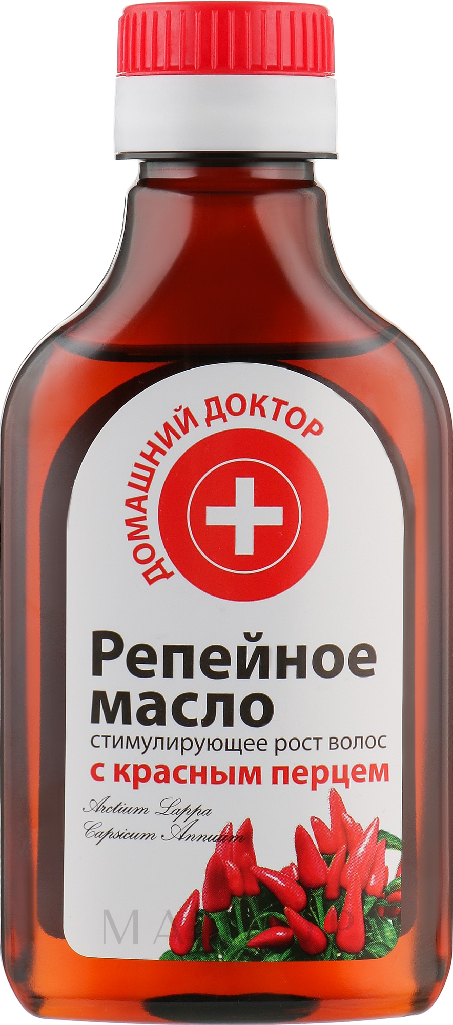 Klettenöl mit Paprika - Domashniy Doktor — Bild 100 ml