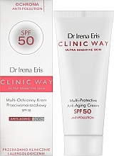 Schützende Anti-Aging Gesichtscreme gegen Umwelteinflüsse SPF 50 - Dr. Irena Eris Clinic Way — Bild N2