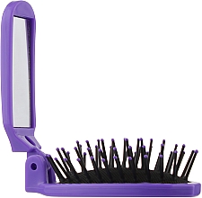 Haarbürste mit Spiegel 499426 violett - Inter-Vion — Bild N2